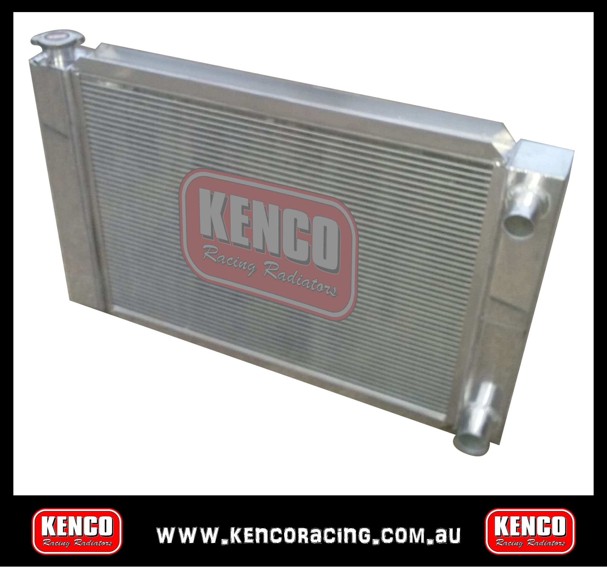 Kenco 26x19 Dual Double Pass Aluminium Radiator AMCA Universal 38mm Outlets | No Free Post