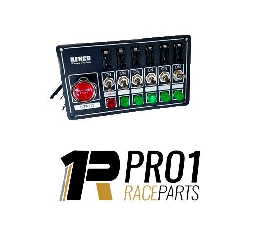Kenco Switch Starter Panel S6 with Fuse holders and Lights