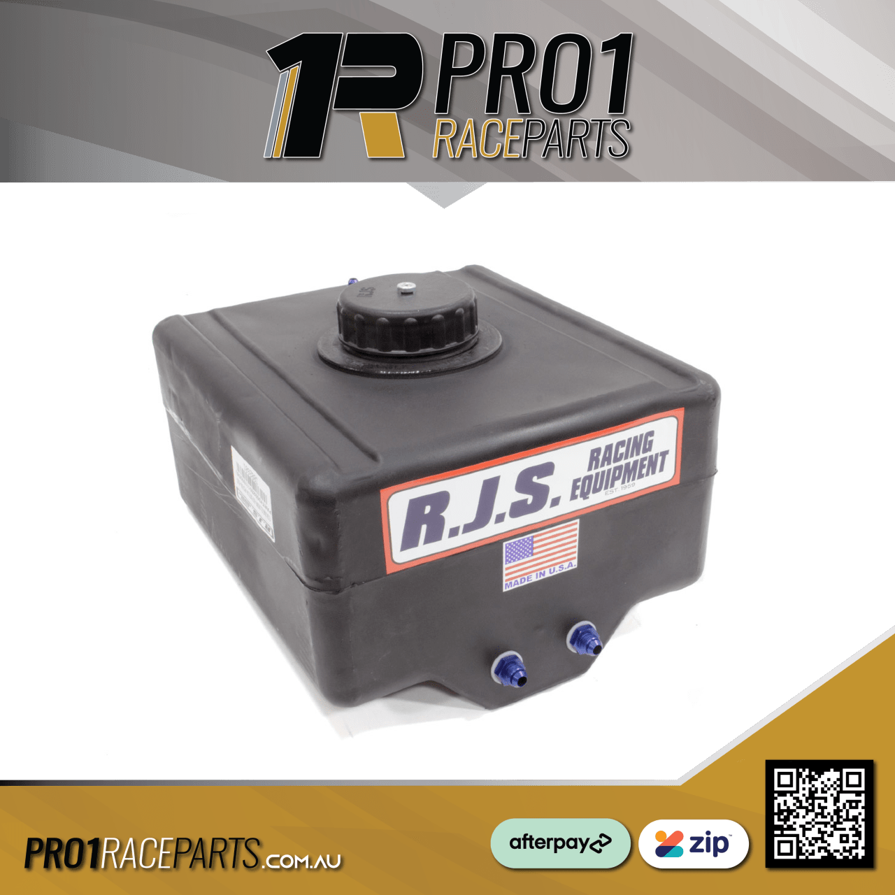 RJS 12 Gallon 45L Plastic Fuel Tank Cell Speedway Drag