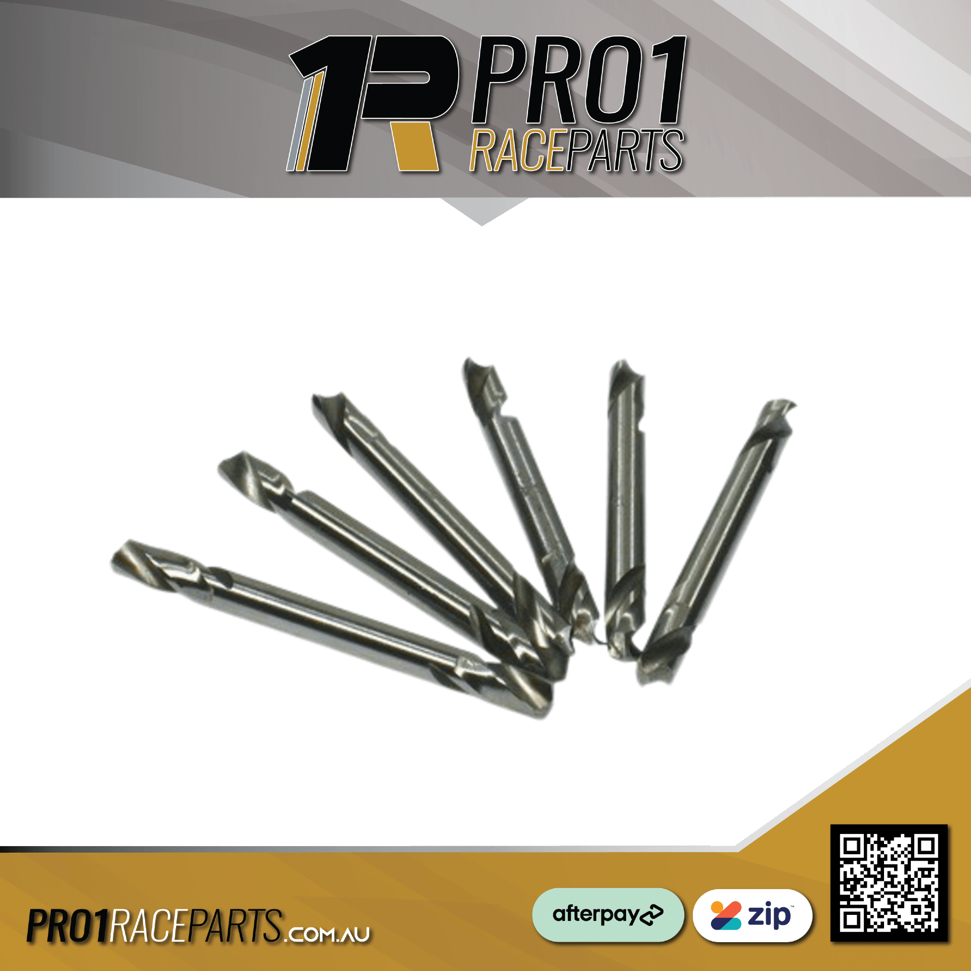 3-16in Double Ended Drill Bit 6pk