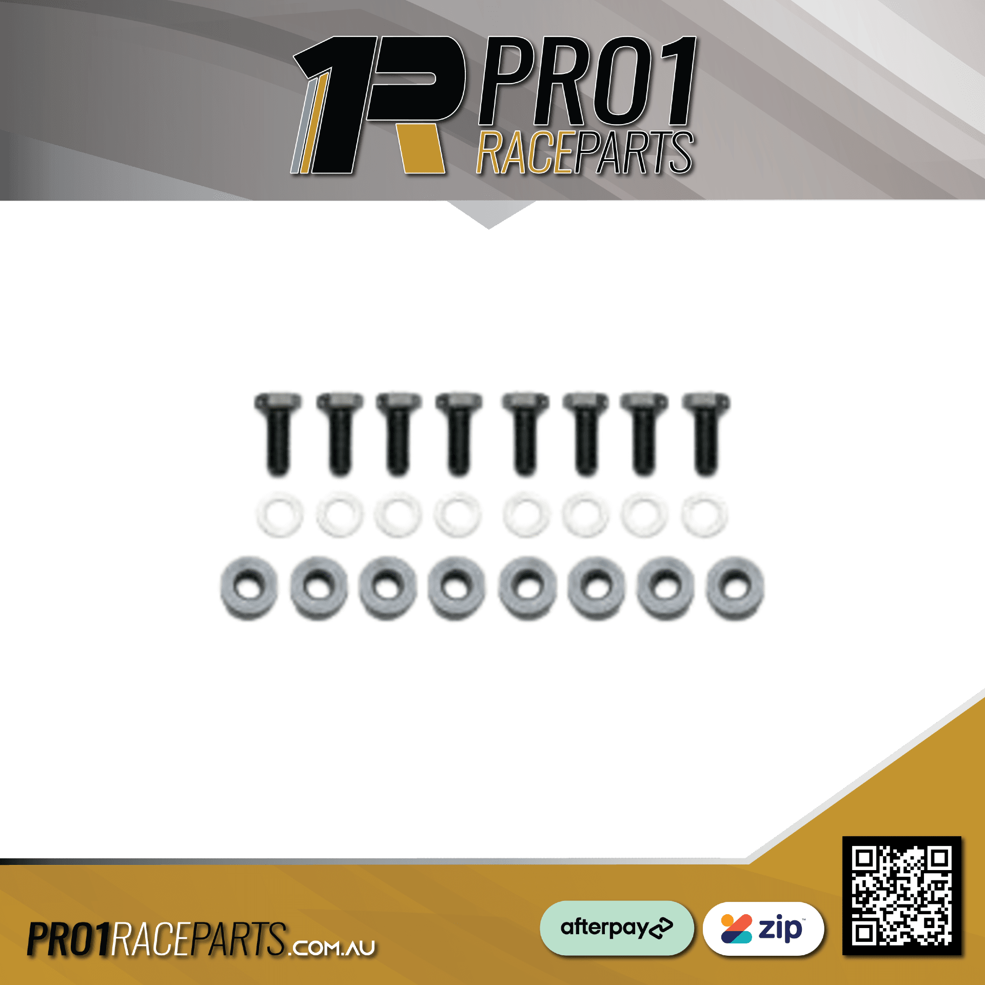 Rotor Bolt Kit Dynamic 8 Bolt 5/16-24 w/ T-Nut