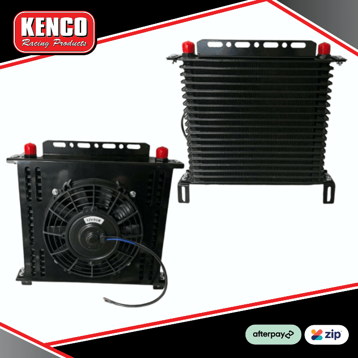 Kenco Racing Oil Cooler with Fan - 12v