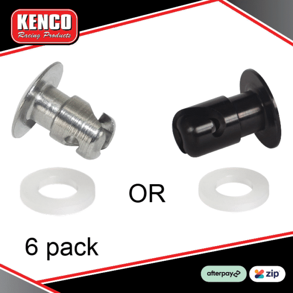 DZUS Quarter Turn - Undercut - 6 Pack - Both