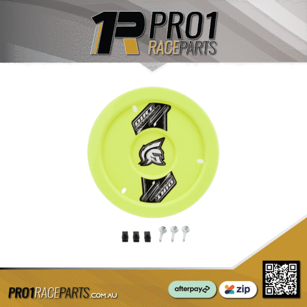 Dirt Defender Fluro Yellow Plastic Mud Cover - 15in Universal Kit