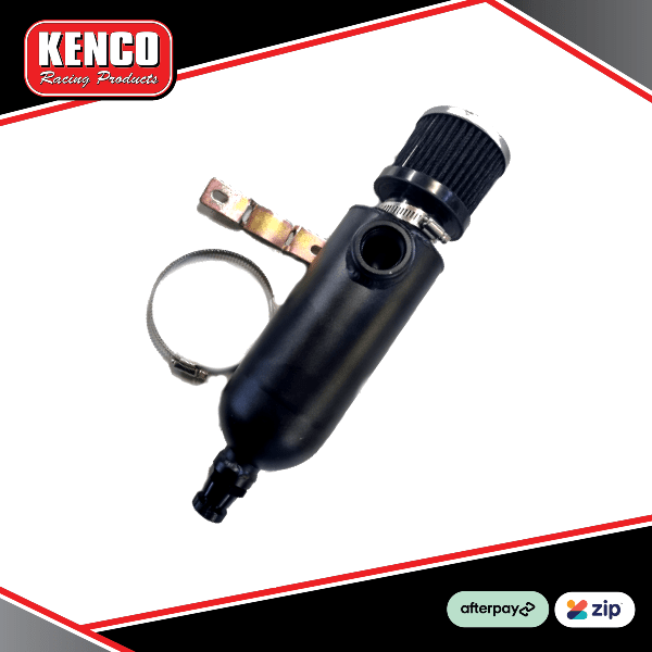 Kenco Breather Tank Black AN 12 Female Port Kenco Breather Tank Black AN 12 Female Port