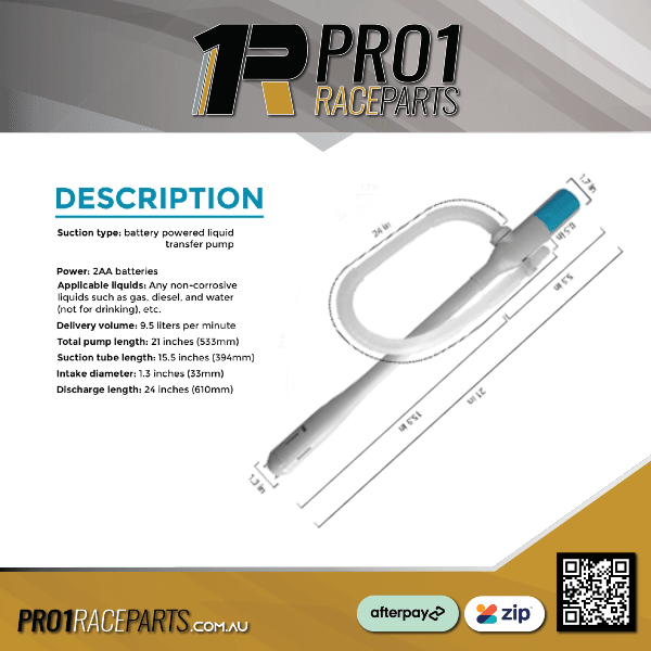 Pro1 Terapump Fuel Transfer Drum Pump Pro1 Terapump Fuel Transfer Drum Pump