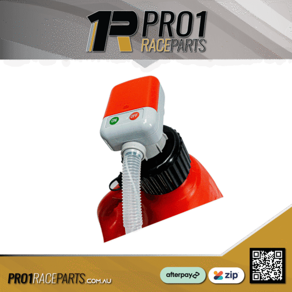 Electric Battery Drum Pump | PETROL | for VP or Similiar 5 Gallon Plastic Fuel Jug Container Drum | Large Lid | Free Post* Electric Battery Drum Pump | PETROL | for VP or Similiar 5 Gallon Plastic Fuel Jug Container Drum | Large Lid | Free Post*