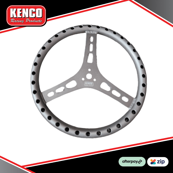 Kenco Flat Steering Wheel Aluminium Lightweight 15 inch Kenco Flat Steering Wheel Aluminium Lightweight 15 inch