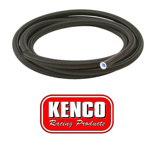 PTFE Nylon Hose Black Dash AN 4 6 8 10