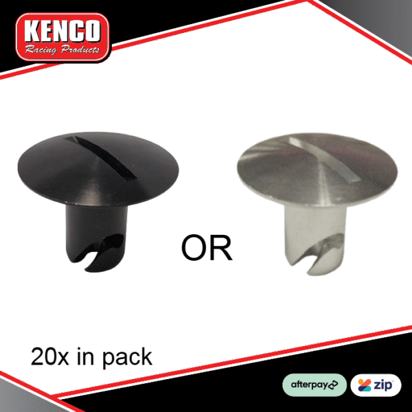 DZUS Quarter Turn - Oversized Head - 20 Pack - Both DZUS Quarter Turn - Oversized Head - 20 Pack - Both