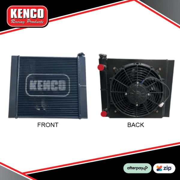 Kenco Modlite Double Pass Aluminium Radiator - BLACK
