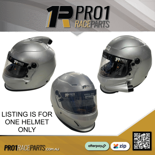 Pro1 SNELL 2025 Helmet - Silver - ALL