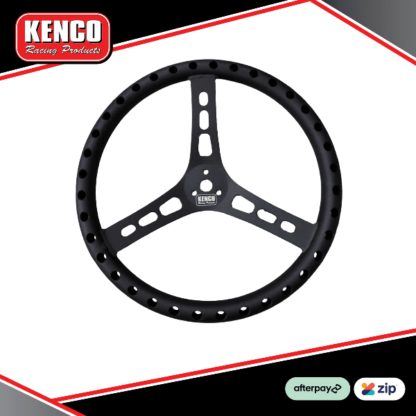 Kenco Lightweight Aluminium Steering Wheel Black Speedway Kenco Lightweight Aluminium Steering Wheel Black Speedway