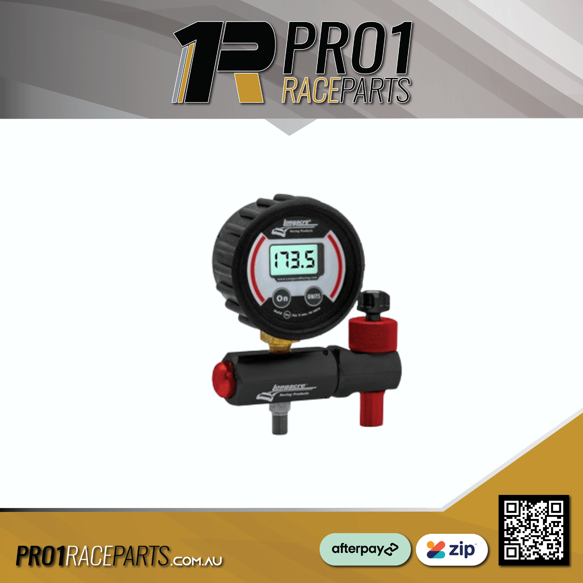 Longacre Digital Shock Inflator and Gauge 0-300 PSI
